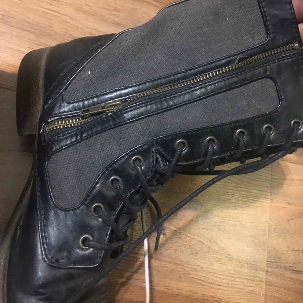 stylish combat boots